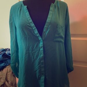 Glamorous sheer tunic. Dress up or down.